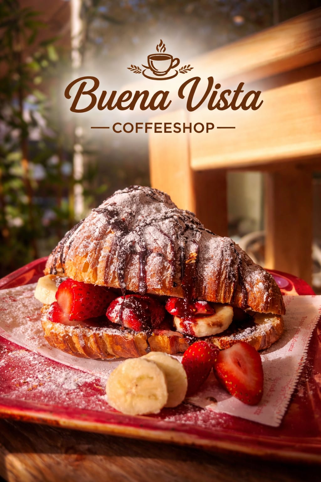 Tatlı Meyveli çikolatalı kruvasan 🥐 