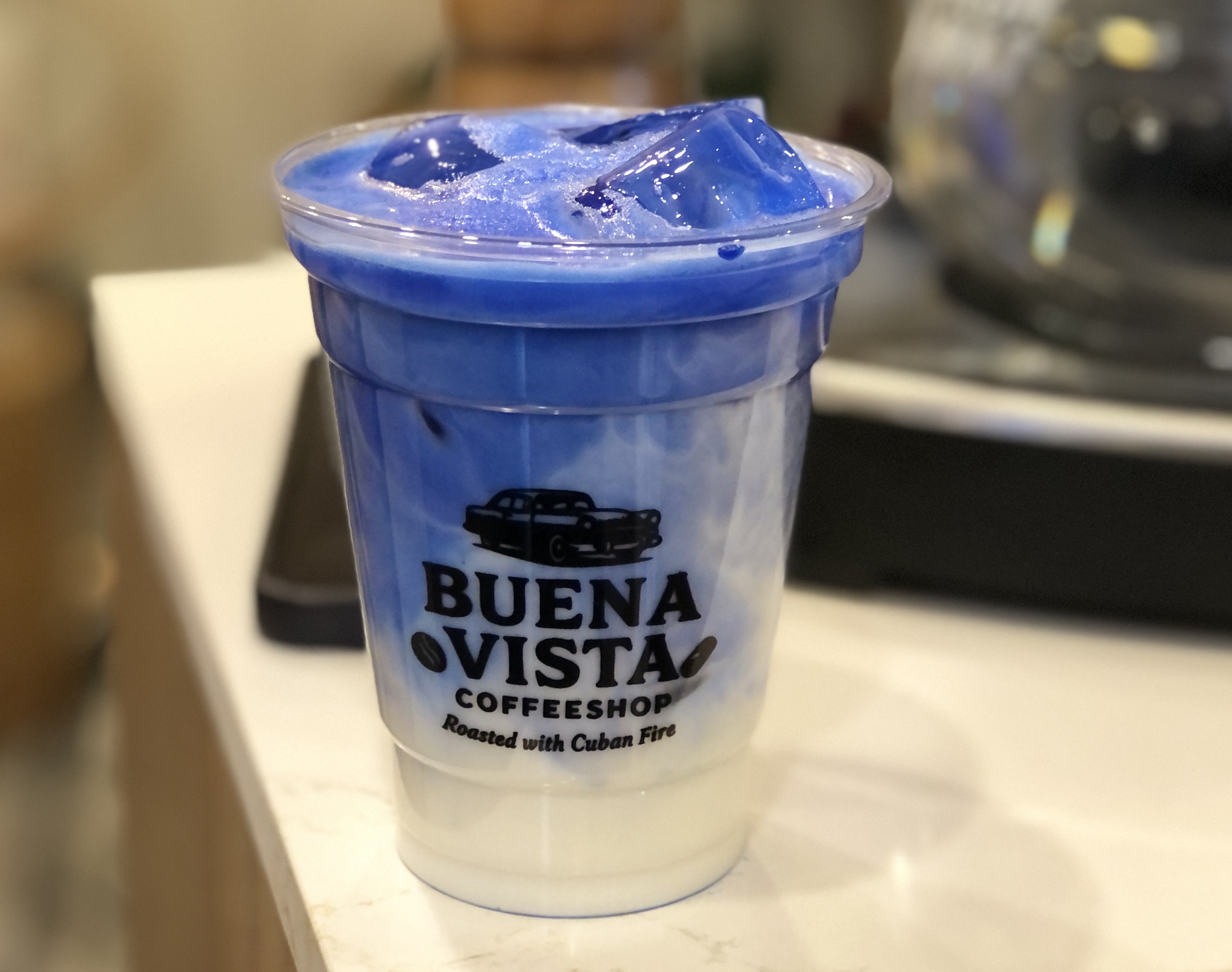 Iced Blue Matcha Latte